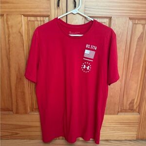 Under Armour Men's Red Patriotic Tee